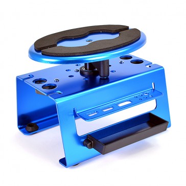 DELUXE ALUM LOCKING ROTATING MAINTENANCE STAND - BLUE