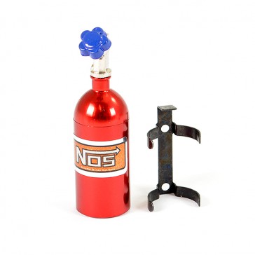 ALUMINUM NOS NITROUS BOTTLE & MOUNT - RED