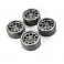 ALUMINUM BEADLOCK TEN 1.9" WHEELS - TITANIUM (4PC)