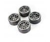 ALUMINUM BEADLOCK TEN 1.9" WHEELS - TITANIUM (4PC)