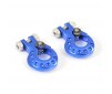 DELUXE ALUMINIUM WINCH HOOK (2PC) - BLUE