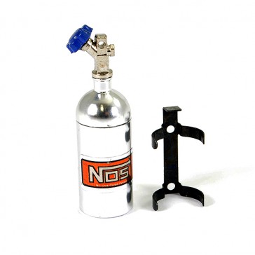 ALUMINUM NOS NITROUS BOTTLE & MOUNT - SILVER