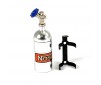 ALUMINUM NOS NITROUS BOTTLE & MOUNT - SILVER