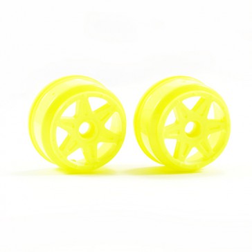 COMET DESERT BUGGY /SHORT COURSE FRONT WHEEL YELLOW