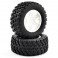 DISC.. COMET DESERT BUGGY/SC REAR MOUNTED TYRE & WHEEL WHITE