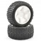 DISC.. COMET BUGGY REAR MOUNTED TYRE & WHEEL WHITE