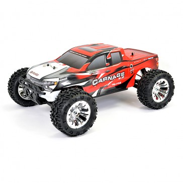 CARNAGE 2.0 1/10 BRUSHED TRUCK 4WD RTR - RED