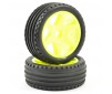 COMET BUGGY FRONT MOUNTED TYRE & WHEEL YELLOW