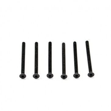 ZORRO FLAT HEAD HEX SCREW M3X40MM (6PC)