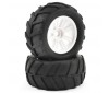COMET MONSTER FRONT MOUNTED TYRE & WHEEL WHITE