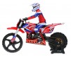 1/4 Scale RC Dirt Bike Orange RTR kit