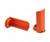 TRAXXAS X-MAXX SHOCK SHAFT GUARDS - ORANGE