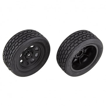 SR10 FRONT WHEELS WITH STREET STOCK TYRES