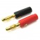 4.0MM GOLD CONNECTOR,RED&BLACK BANANA PLUGS