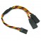 15CM 22AWG JR TWISTED Y EXTENSION WIRE