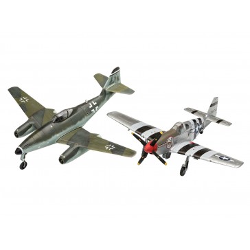 Model Set Combat Set Me262 & P-51B Mustang - 1:72