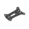 X1'20 GRAPHITE ARM MOUNT PLATE - WIDE TRACK-WIDTH - 2.5MM