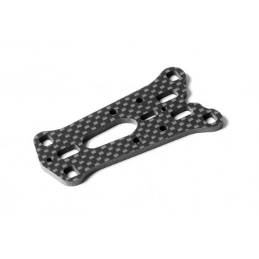 X1'20 GRAPHITE ARM MOUNT PLATE - NARROW TRACK-WIDTH - 2.5MM