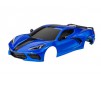 Body, Chevrolet Corvette Stingray, complete (blue) (painted)