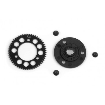 Steel Spur Gear 54T : 48 + Composite Spur Gear Adapter