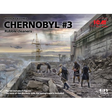 Chernobyl n°3 Rubble Cleaners(5)1/35