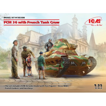 FCM 36 with French Tank Crew 1/35