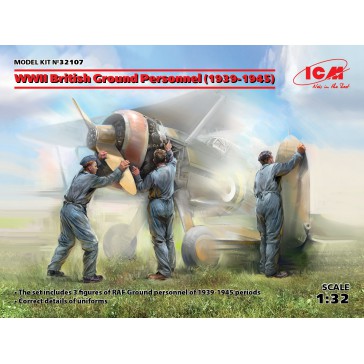 WWII British Ground Personnel 1/32