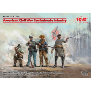 Civil War Confederate Infantry 1/35