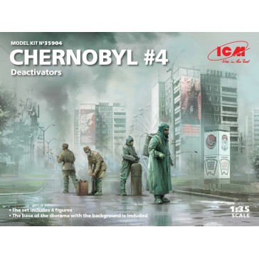 Cherbobyl n°4 Deactivators (4) 1/35