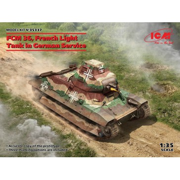 FCM 36. French Light Tank Ger. 1/35