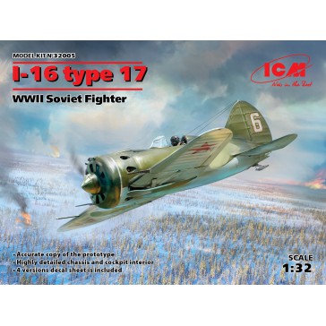 I16 Type 17 WWII Soviet Fighter1/32