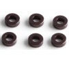 2MM ANODIZED WASHER (6) - GUN METAL