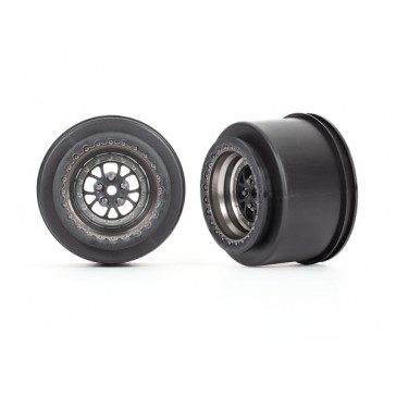 Wheels, Weld satin black chrome (rear) (2)