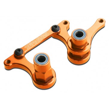 Steering bellcranks, drag link (orange-anodized 6061-T6 aluminum)