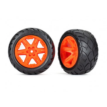 4WD Fr/Rr, 2WD Fr Tires & wheels (2.8') (RXT orange+Anaconda tires) 2