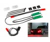 LED light set, front, complete (red)