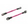 Turnbuckles aluminum (pink) toe links 59mm (2) requires wrench 5477