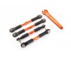 Turnbuckles, aluminum (orange), camber links, front (2), rear (2)