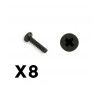 OUTBACK MINI 3.0 ROUND HEA D SELF TAPPING SCREW 1.7X7 (8P