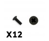 TRACER COUNTERSUNK SCREWS KM2.5*8MM