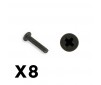 OUTBACK RANGER XC BUTTON HEAD M2 X 10MM SCREWS (6PC)