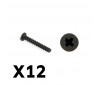 TRACER PAN HEAD SELF TAPPING SCREWS PBHO2*12MM