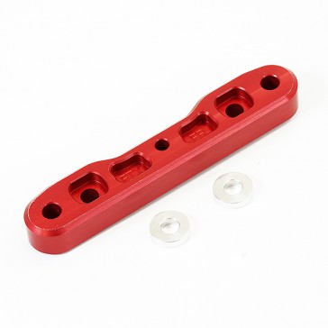 DR8 FRONT FR ALUM. LOWER CNC SUSPENSION MOUNT - RED