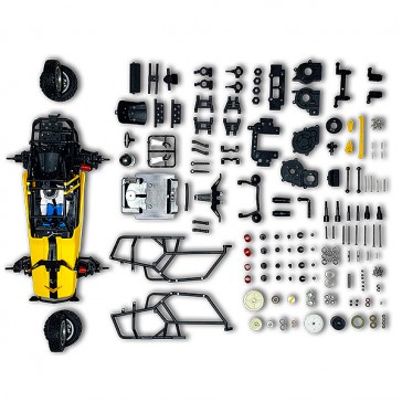 PUBG 2WD SINGLE SEAT 1/12 BUGGY BUILDERS KIT