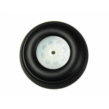 Rubber wheel Ø 72mm, Hub 4,1mm