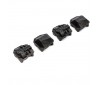 AR45P AR45 Differential Covers, Black: SCX10 III