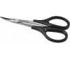 Precision Curved Scissors, Stainless Steel-Black