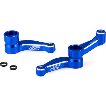 DR10/SR10/RB10 Aluminum steering bellcranks - Blue