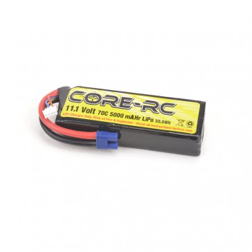 5000mAh 11.1V 3S 70C S/C LP LiPo EC3