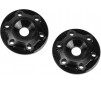 B6.2-B6.3 Finnisher Aluminum Wing Buttons-Black